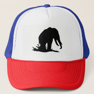 Elephant Silhouette Truckerkeps