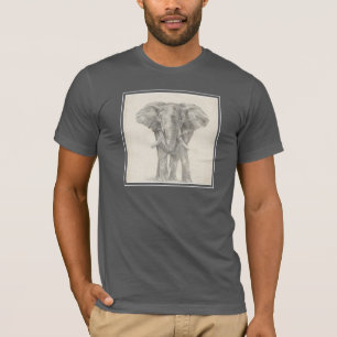 Elephant Sketch T Shirt