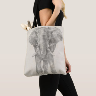 Elephant Sketch Tygkasse