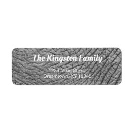 Elephant Skin personlig Returadress Etikett