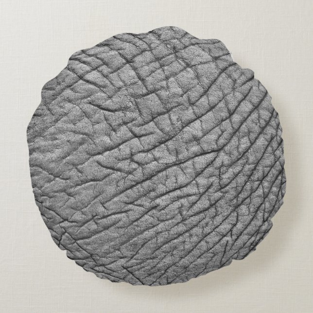 Elephant skin rund kudde (Baksidan)