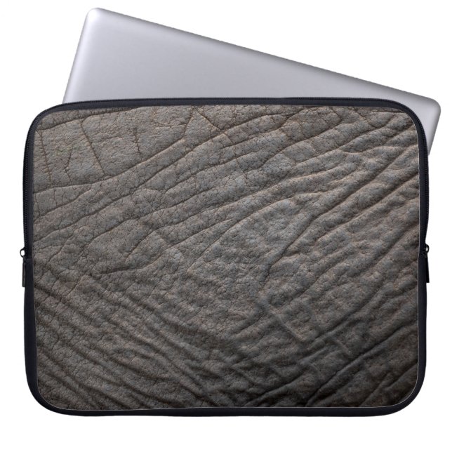 Elephant skin struktur pachyderm laptop fodral (Framsidan)
