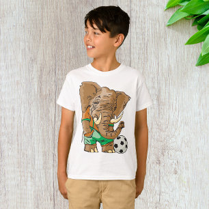 Elephant Soccer Funny Sports Animal T Shirt