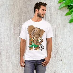 Elephant Soccer Funny Sports Animal T Shirt
