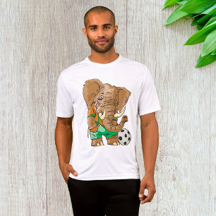 Elephant Soccer Funny Sports Animal T Shirt