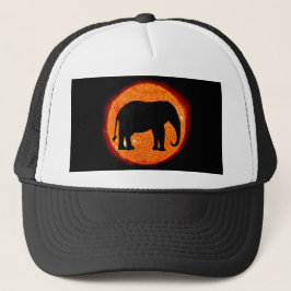 Elephant Solar Eclipse Truckerkeps