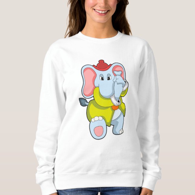 Elephant som Firefighter med Proboscis T Shirt (Framsida)