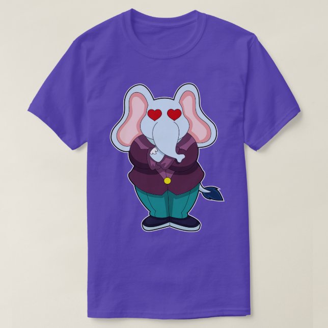 Elephant som Groom med Kostym T Shirt (Design framsida)
