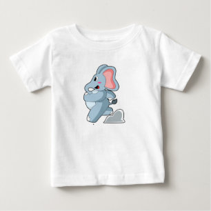 Elephant som Springer T Shirt