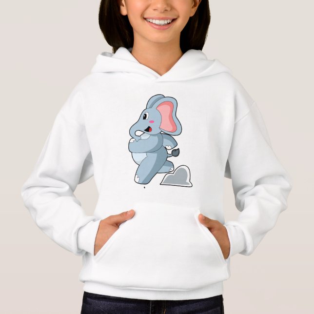 Elephant som Springer T Shirt (Framsida)