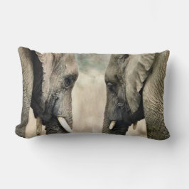 Elephant Soulmates Lumbarkudde