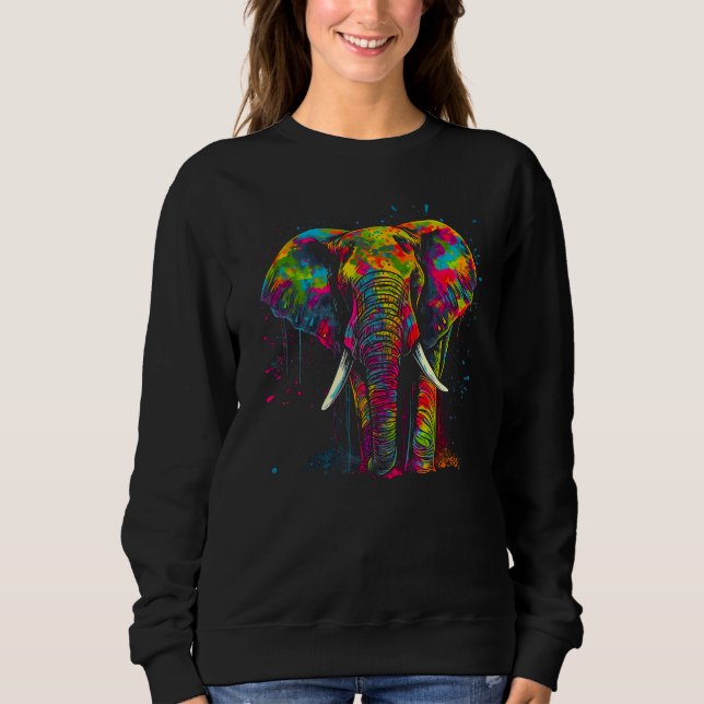 Elephant Spray T Shirt (Framsida)