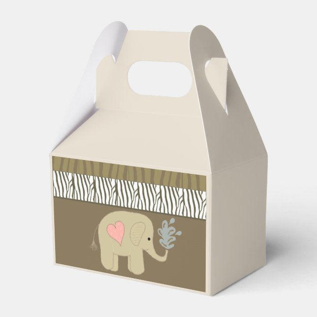 Elephant Spraying Vatten Presentaskar (Framsidan Sidan)