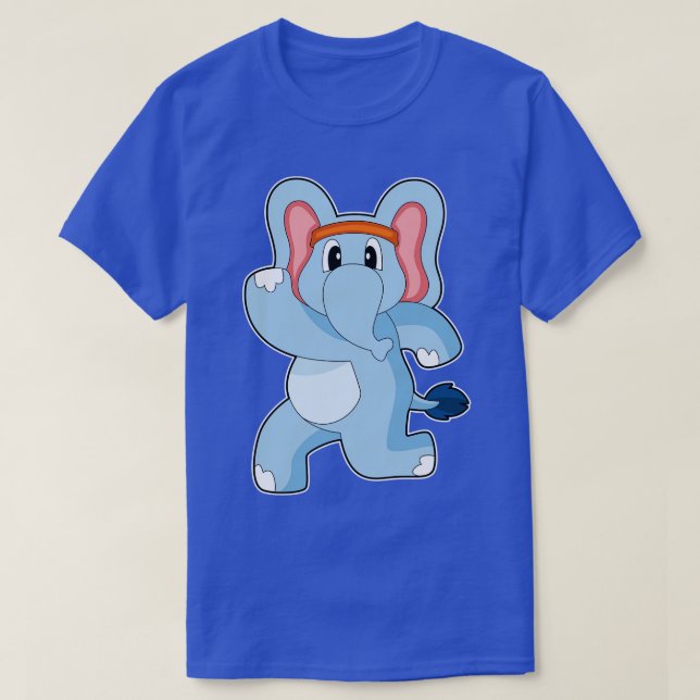 Elephant Springer Running T Shirt (Design framsida)