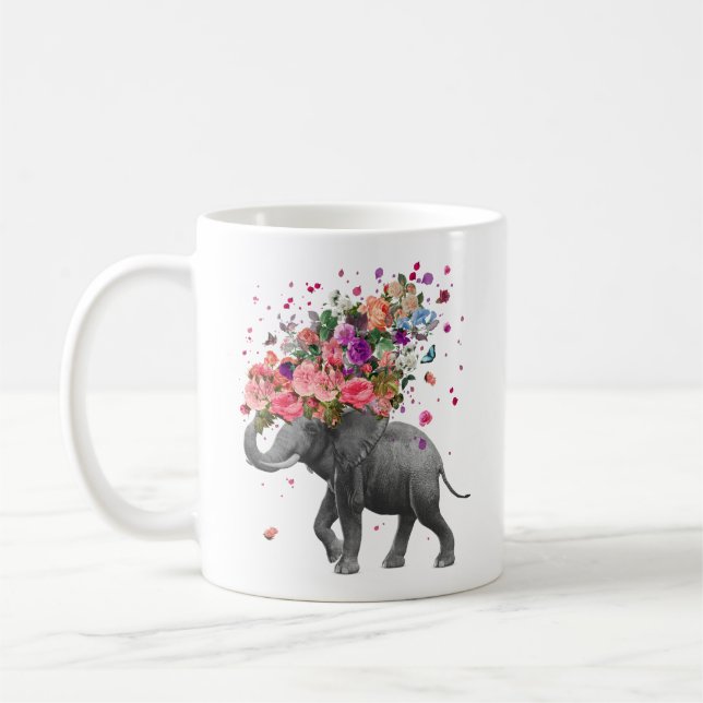 Elephant Stänk Kaffemugg (Vänster)