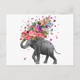 Elephant Stänk Vykort