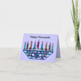 Elephant Star Menorah-kort Helgkort