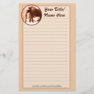 Elephant Stationery Brevpapper