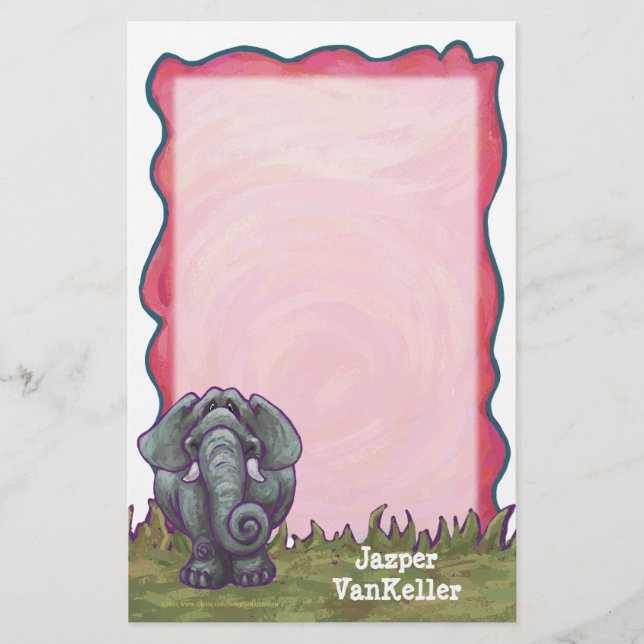 Elephant Stationery Brevpapper (Framsida)