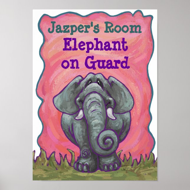 Elephant Stationery Poster (Framsidan)