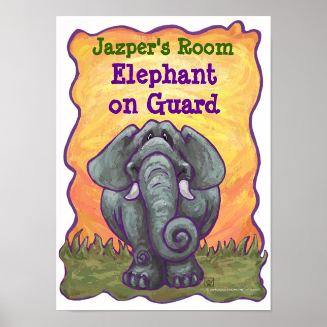 Elephant Stationery Poster (Framsidan)