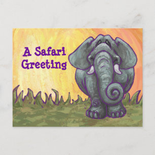 Elephant Stationery Vykort