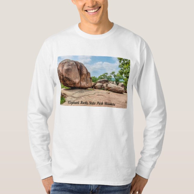 Elephant Sten State Park Långärmad Shirt T (Framsida)