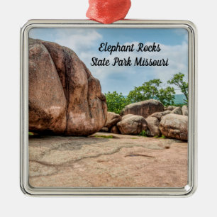 Elephant Sten State Park Premium Square Ornament