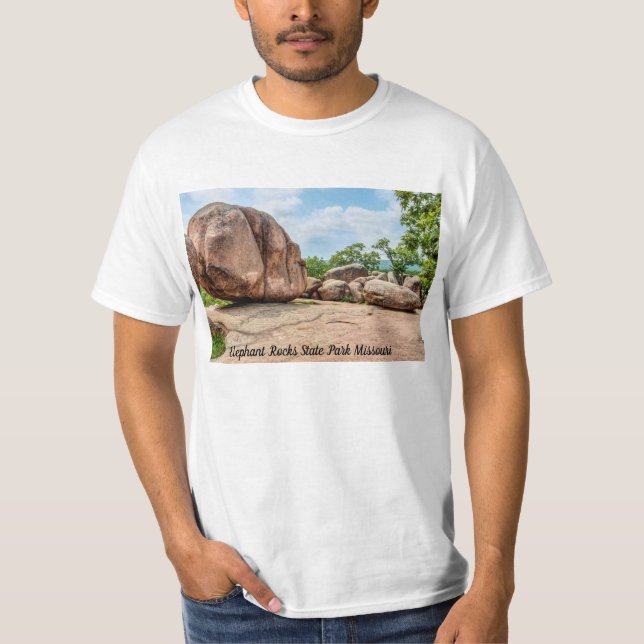 Elephant Sten State Park T-Shirt (Framsida)