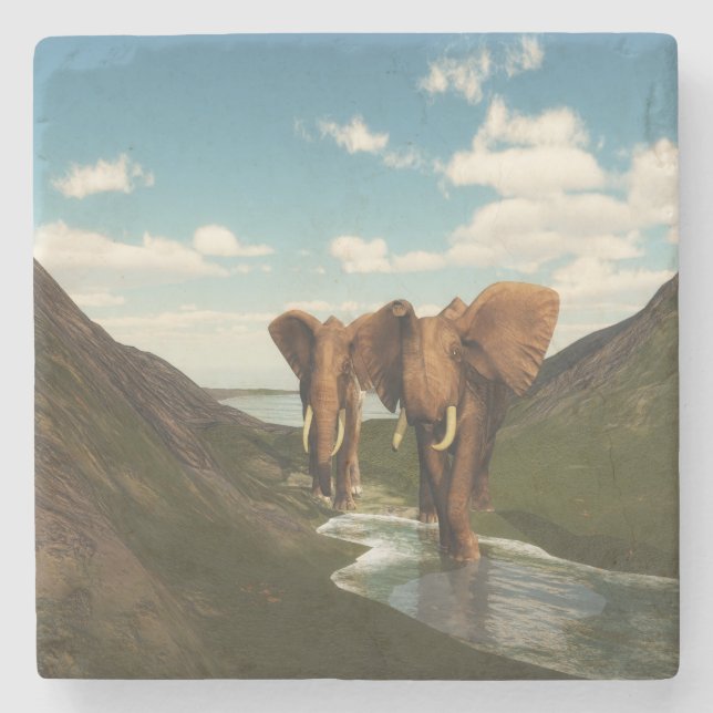 Elephant Stenunderlägg (Framsidan)