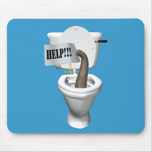 Elephant Stuck i Toilet Musmatta