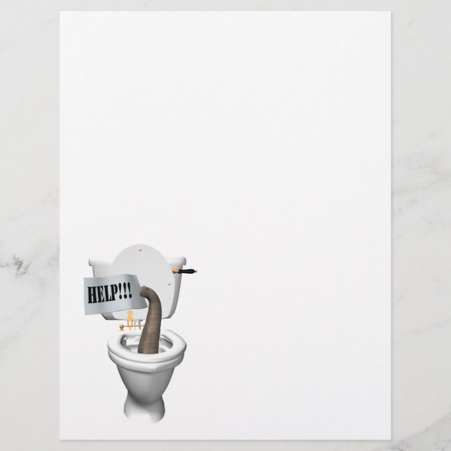 Elephant Stuck in Toilet (Framsida)