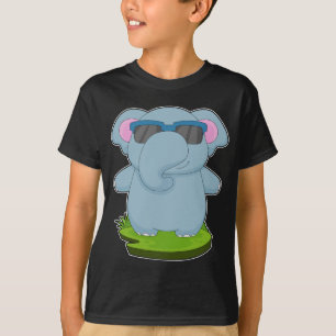 Elephant Sunglasses T Shirt