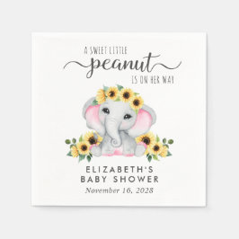 Elephant Sunwers Flicka Shower Pappersservett