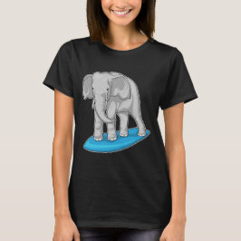Elephant Surfer Surfboard T Shirt