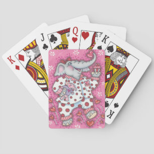 Elephant Swehoney ROSA BICYCLE PLAYING CARDS Spelkort