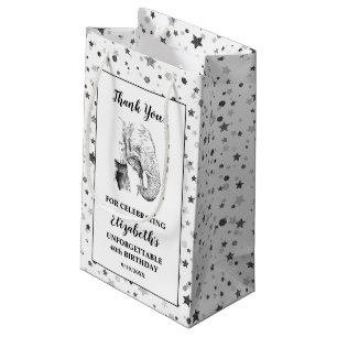 Elephant Tack Födelsedagsfest Small Gift Bag