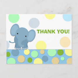 Elephant Tack Postcard Vykort