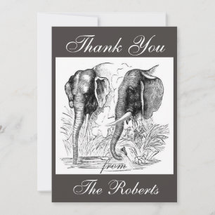Elephant-tackkort Tack Kort