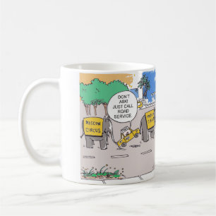 Elephant Taxi Line mugg