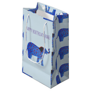 Elephant Teckning Teckning Anpassningsbar Gift Bag