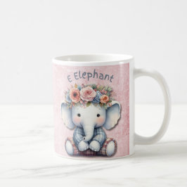 Elephant-Thated Nursery: Adsible Décor Kaffemugg