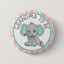 Elephant Thligma Grandma to be Baby Shower Knapp