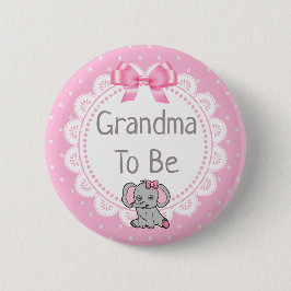 Elephant Thligma Grandma to be Baby Shower Knapp