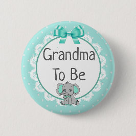 Elephant Thligma Grandma to be Baby Shower Knapp