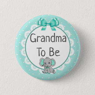 Elephant Thligma Grandma to be Baby Shower Knapp
