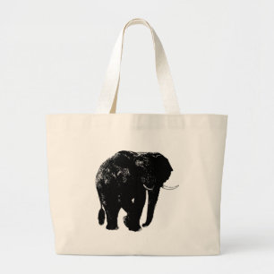 Elephant Tote Bag Jumbo Tygkasse