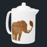 Elephant Tribal Art Design<br><div class="desc">African Elephant Shape Tribal African Decorative Art Design, som ursprungligen tillverkades av Vector Technique och sedan omarbetades till Digital Art Technique Copyright BluedarkArt TheCHameleonArt.</div>