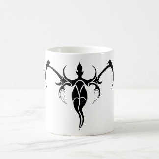 Elephant Tribal Tattoo - Black and white Kaffemugg