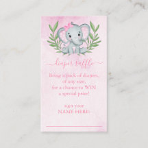 Elephant Tropical Summer Blommigt Diaper Raffle